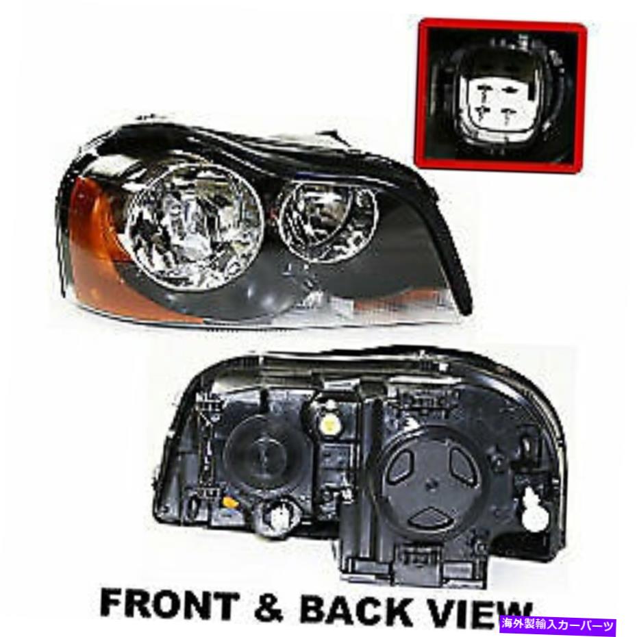 USヘッドライト 2003-2014ボルボXC90のためのヘッドライトXC90の乗客側W /電球 Headlight For 2003-2014 Volvo XC90 Passenger Side w/ bulb【並行輸入品】