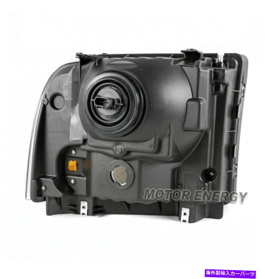 USヘッドライト 99-04フォードF250 F350スーパーデューティブラックヘッドライトヘッドランプW /青LED DRL + HID FOR 99-04 FORD F250 F350 SUPER DUTY BLACK HEADLIGHT HEADLAMP W/BLUE LED DRL+HID【並行輸入品】
