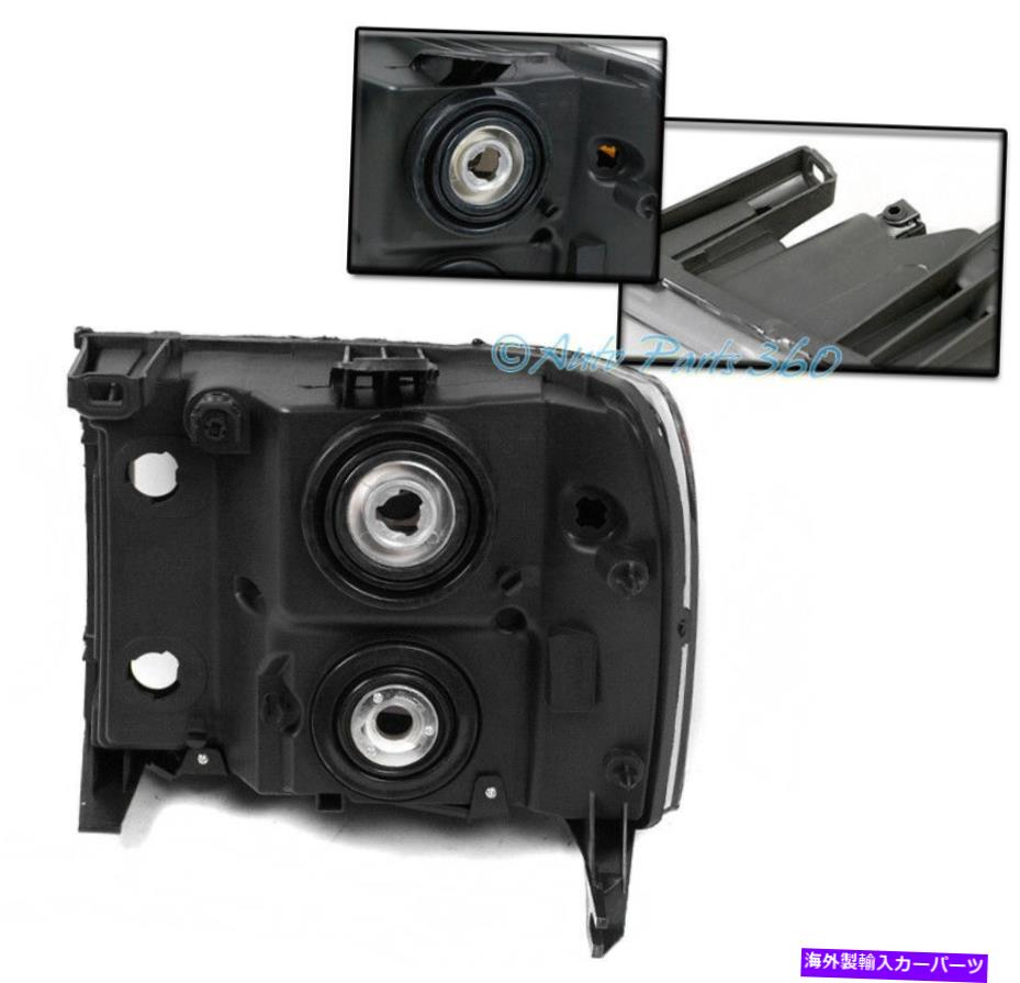 USヘッドライト 07-13 GMC Sierra 1500 2500 3500 HDアンバークロムヘッドライトW / DRL LED + HIDキット FOR 07-13 GMC SIERRA 1500 2500 3500 HD AMBER CHROME HEADLIGHTS W/DRL LED+HID KIT【並行輸入品】