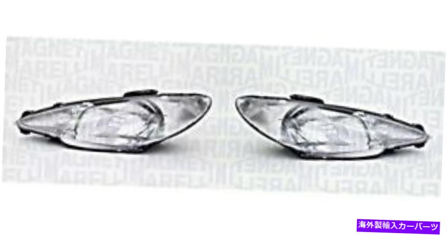 USヘッドライト Peugeot 206 6205S7 6204S7 Magneti Marelliのヘッドライトペア Headlight Pair For PEUGEOT 206 6205S7 6204S7 MAGNETI MARELLI【並行輸入品】