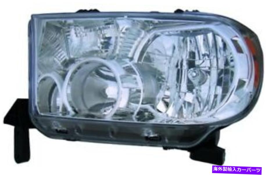 USヘッドライト FITS 2007-2015トヨタツンドラ/ Sequoia Driver Left FT Headlight WO / LEVEL ADUSTER FITS 2007-2015 TOYOTA TUNDRA/SEQUOIA DRIVER LEFT FT HEADLIGHT WO/LEVEL ADJUSTER【並行輸入品】