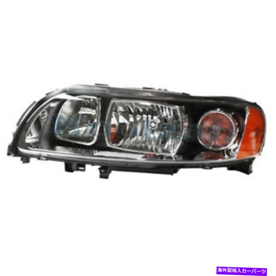 USヘッドライト CAPA 05-09 S60フロントヘッドライトヘッドランプハロゲンヘッドW /電球ランプドライバ側 CAPA 05-09 S60 Front Headlight Headlamp Halogen Head w/Bulb Lamp Driver Side【並行輸入品】