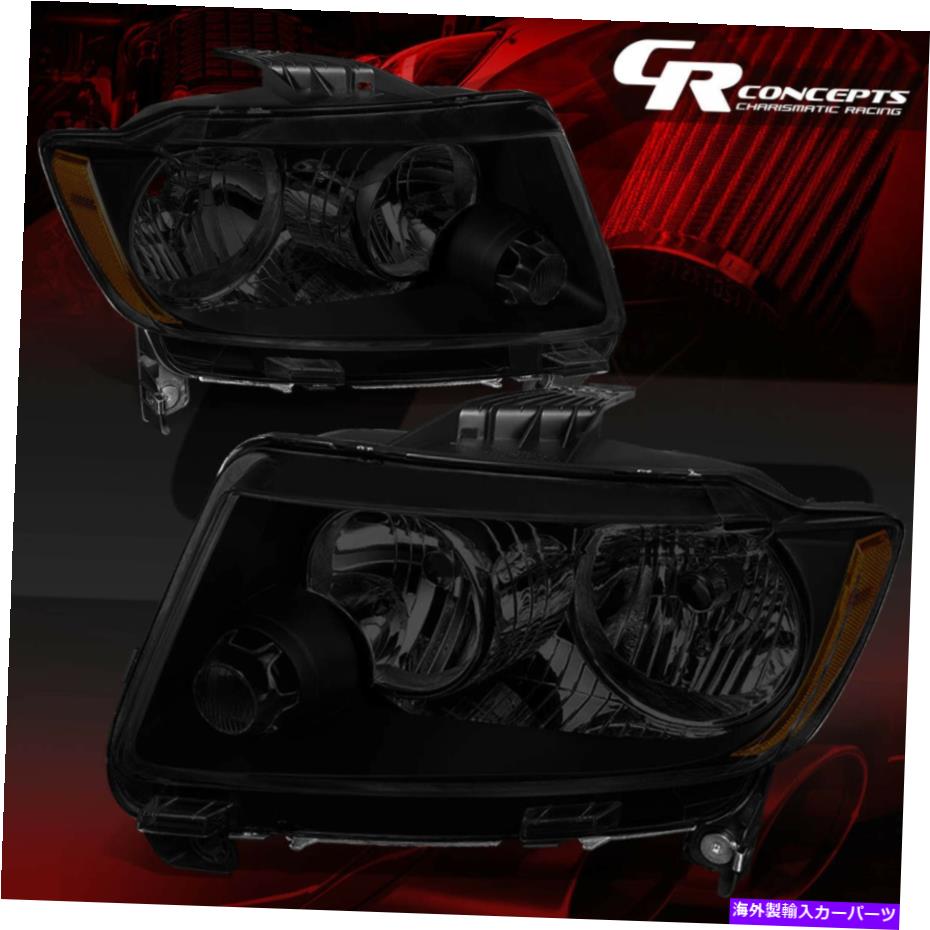 USヘッドライト 2011-2013 Jeep Grand Cherokee WK2のためのペア色合いハウジング琥珀色の頭ライト PAIR TINTED HOUSING AMBER SIDE HEADLIGHTS FOR 2011-2013 JEEP GRAND CHEROKEE WK2【並行輸入品】｜Us Custom Parts Shop USDM