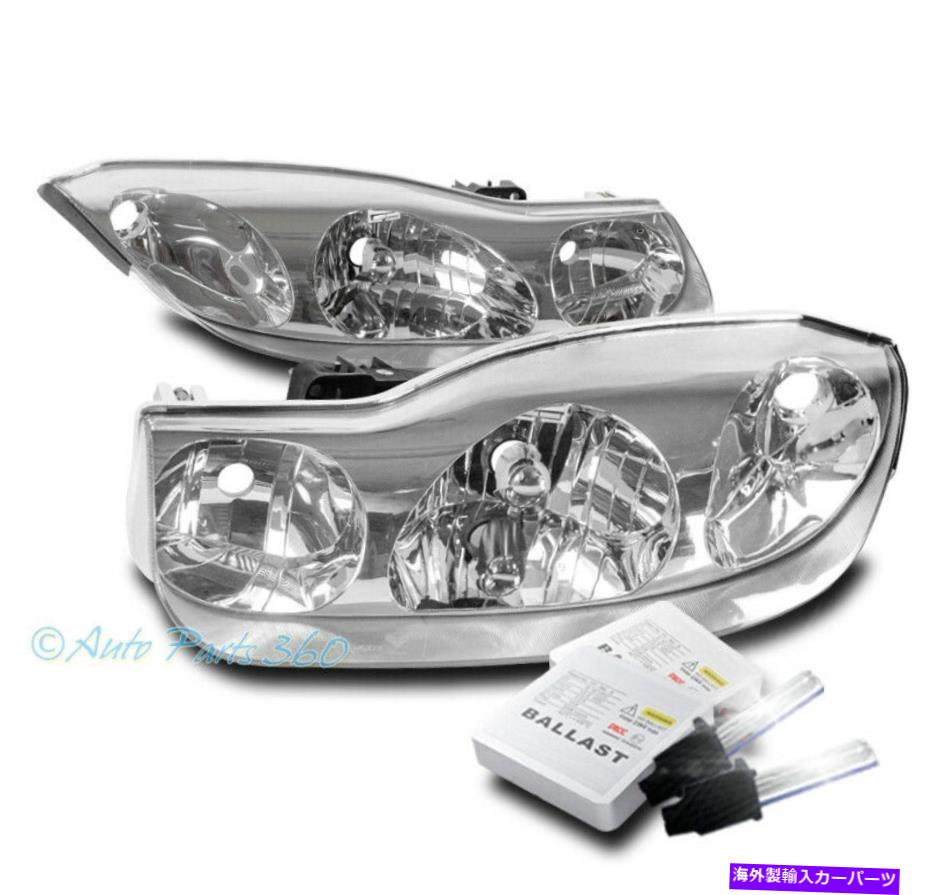 USヘッドライト 01-02サターンSCシリーズSC1 SC2交換用ヘッドライトランプクロームW / 8000K HID FOR 01-02 SATURN SC SERIES SC1 SC2 REPLACEMENT HEADLIGHT LAMP CHROME W/8000K HID【並行輸入品】