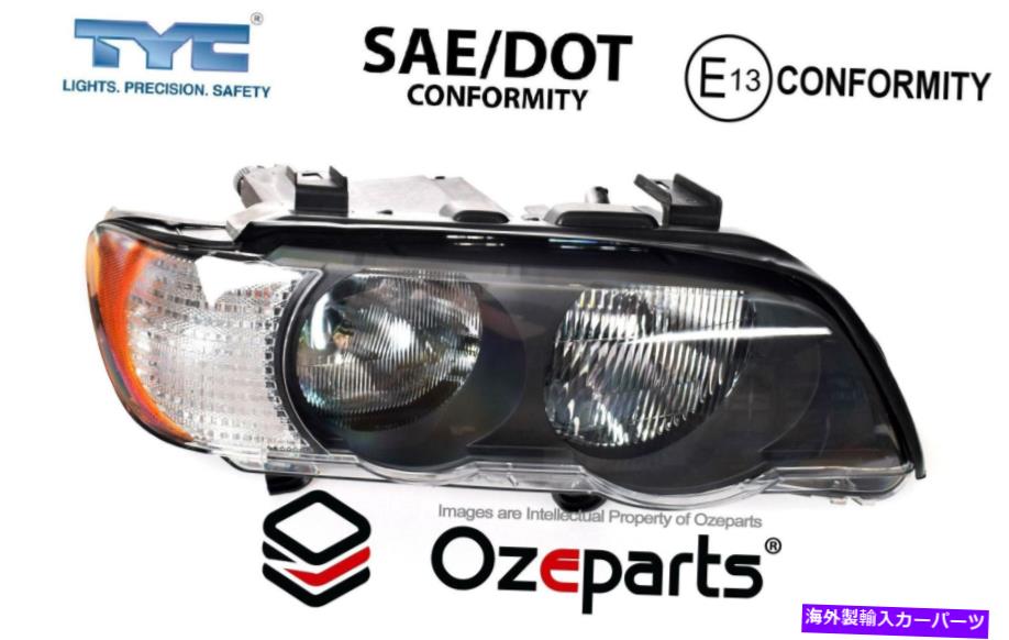 USヘッドライト RH RHS右ヘッドライトランプ（琥珀）BMW X5ワゴンE53シリーズ1 2000~ ... ... RH RHS Right Hand Head Light Lamp (Amber) For BMW X5 Wagon E53 Series 1 2000~...【並行輸入品】｜Us Custom Parts Shop USDM