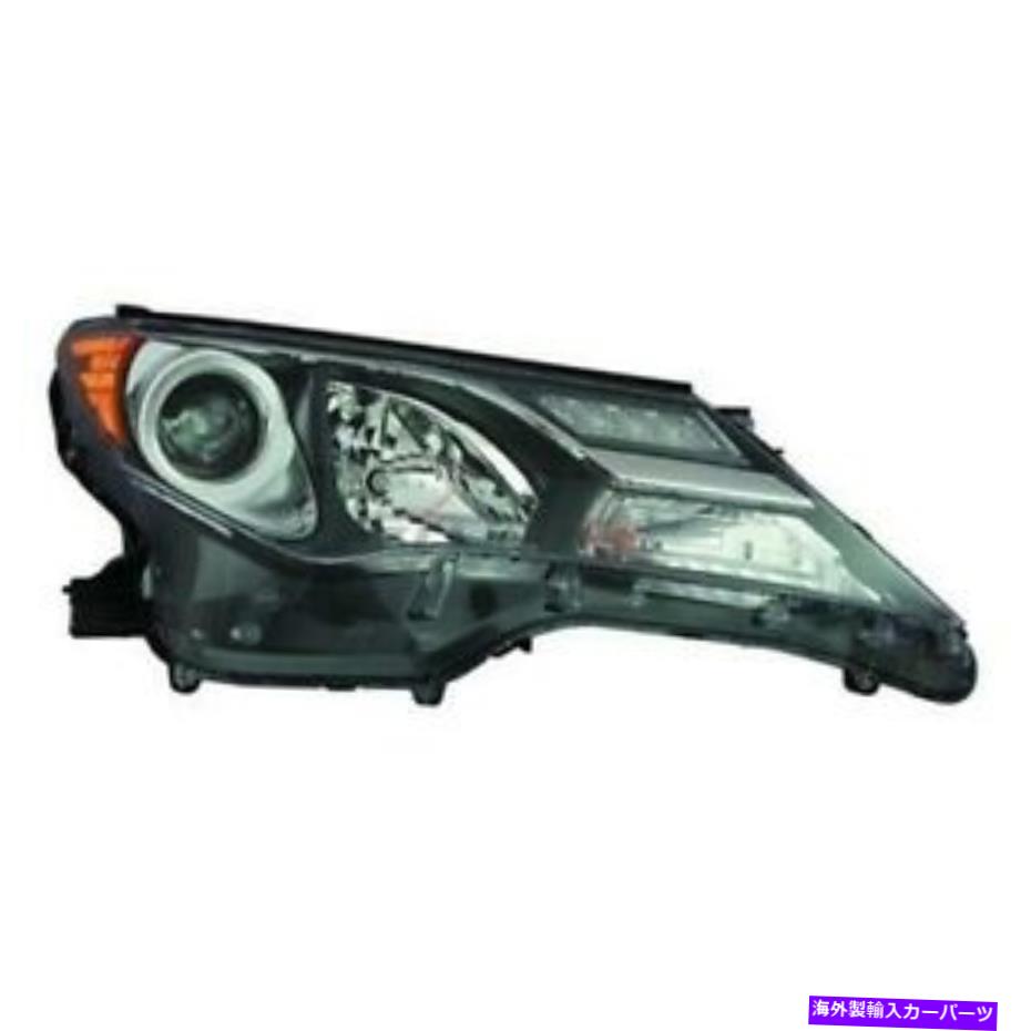 USヘッドライト 新しい右コンビネーションヘッドライトアセンブリ2013-2015トヨタRAV4~2503217C NEW RIGHT COMBINATION HEAD LIGHT ASSEMBLY 2013-2015 FITS TOYOTA RAV4 TO2503217C【並行輸入品】