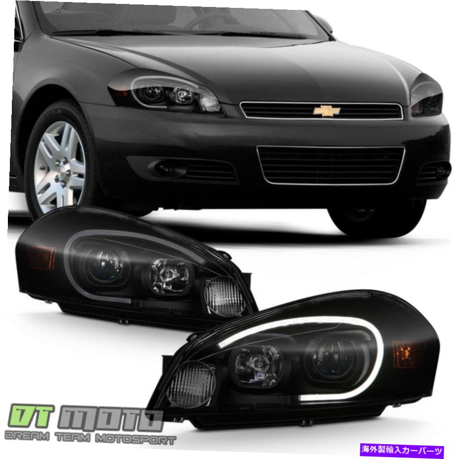 USヘッドライト 新しいブラックスモーク2006-2013 Chevy Impala LEDチューブプロジェクターヘッドライトヘッドランプ NEW Black Smoke 2006-2013 Chevy Impala LED Tube Projector Headlights Headlamps【並行輸入品】｜Us Custom Parts Shop USDM 52,883円