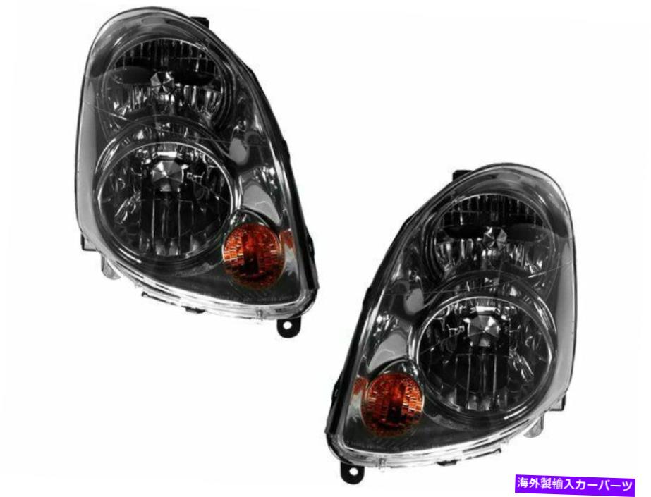 USヘッドライト 2003年から2004年のInfiniti G35ヘッドライトアセンブリセット95475PWセダン For 2003-2004 Infiniti G35 Headlight Assembly Set 95475PW Sedan【並行輸入品】