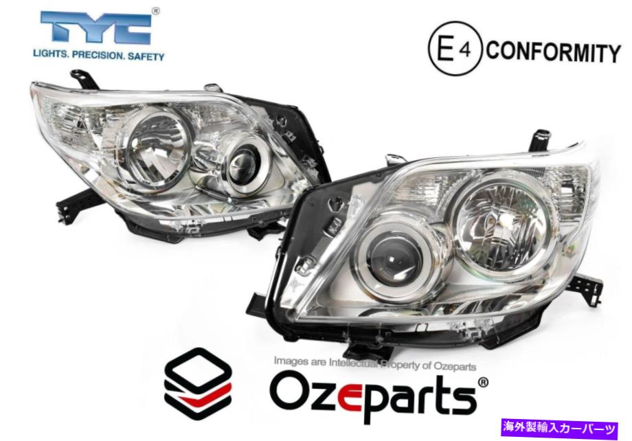 USヘッドライト Toyota Prado 150 Series 1 2009~2013用のセット/ペアLH + RHヘッドライトランプハロゲン Set / Pair LH+RH Head Light Lamp Halogen For Toyota Prado 150 Series1 2009~2013【並行輸入品】
