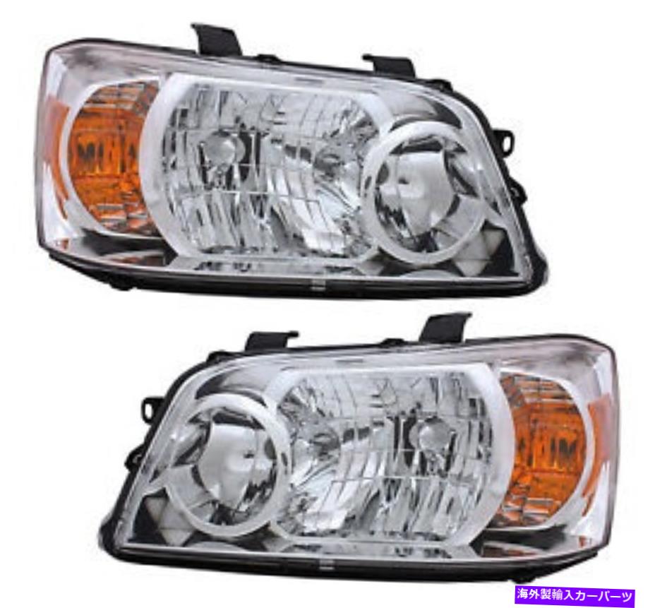 USヘッドライト 2007年トヨタハイランダヘッドライトペアセット For 2007 Toyota Highlander Headlights Pair Set【並行輸入品】