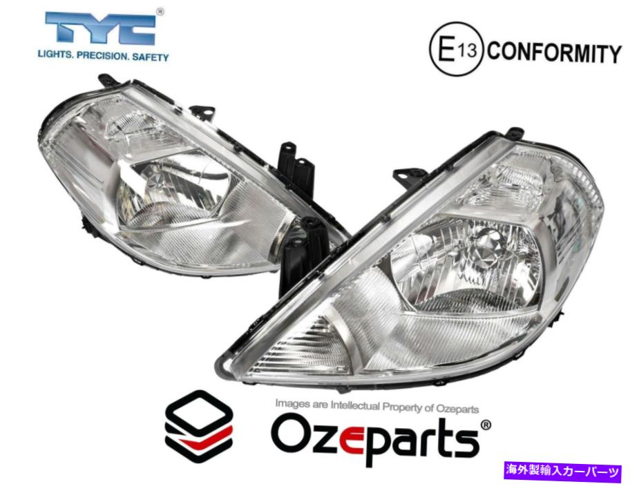 USヘッドライト 日産ティダC11 2006~2009のためのセット/ペアLH + RhヘッドライトランプクロームVIN MNT Set / Pair LH+RH Head Light Lamp Chrome Vin MNT For Nissan TIIDA C11 2006~2009【並行輸入品】