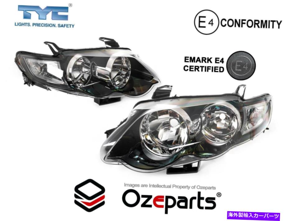 USヘッドライト Ford Falcon FGシリーズのペアLH + RHヘッドライトランプ1 08~11 XR6 XR8 XRターボ Pair LH+RH Head Light Lamp For Ford Falcon FG Series 1 08~11 XR6 XR8 XR Turbo【並行輸入品】