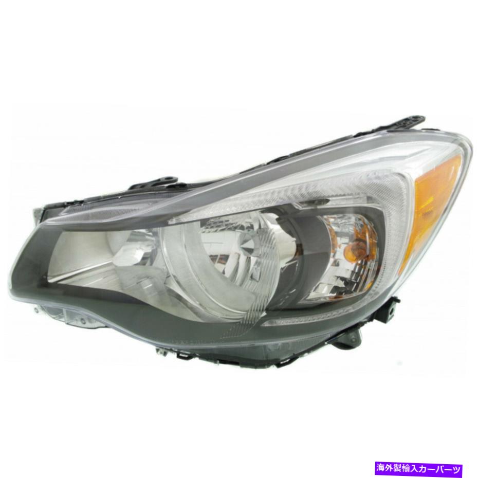 USヘッドライト 2014年2015年2015年2015 Subaru XVクロスストリックヘッドライトアセンブリドライバーサイドドット Fits 2014 2015 Subaru XV Crosstrek Headlight Assembly Driver Side DOT【並行輸入品】