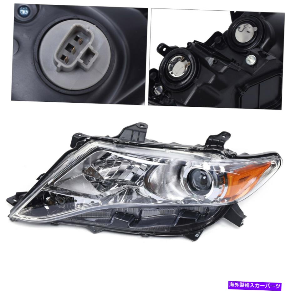 USヘッドライト Toyota Venza 2009-2016用左+右セットクリアハロゲンヘッドライトヘッドランプ Pair Left+Right Set Clear Halogen Headlight Headlamp For Toyota Venza 2009-2016【並行輸入品】