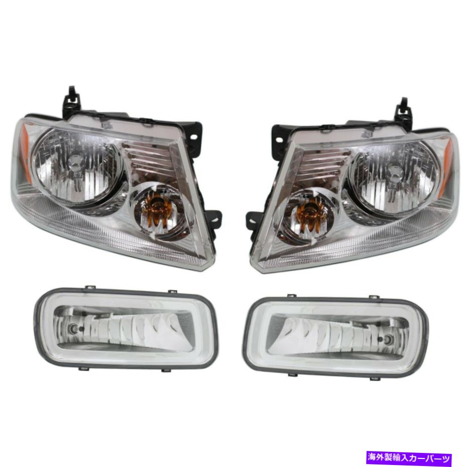 USヘッドライト 2004-2006フォードF-150ドライバーと助手席のための自動ライトキット Auto Light Kit For 2004-2006 Ford F-150 Driver and Passenger Side【並行輸入品】