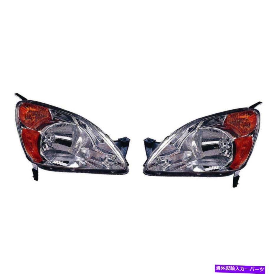 USヘッドライト ホンダCR-Vヘッドライト2002 2003 2004ペアLHとRHサイドドットHO2518104 For Honda CR-V Headlight 2002 2003 2004 Pair LH and RH Side DOT HO2518104【並行輸入品】｜Us Custom Parts Shop USDM
