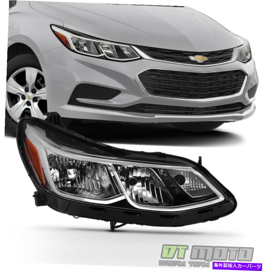 USヘッドライト 新しい[右、旅客サイド] 2016 2017 2017 2018 Chevy Cruzeハロゲンヘッドライトヘッドランプ NEW [Right,Passenger Side] 2016 2017 2018 Chevy Cruze Halogen Headlight Headlamp【並行輸入品】