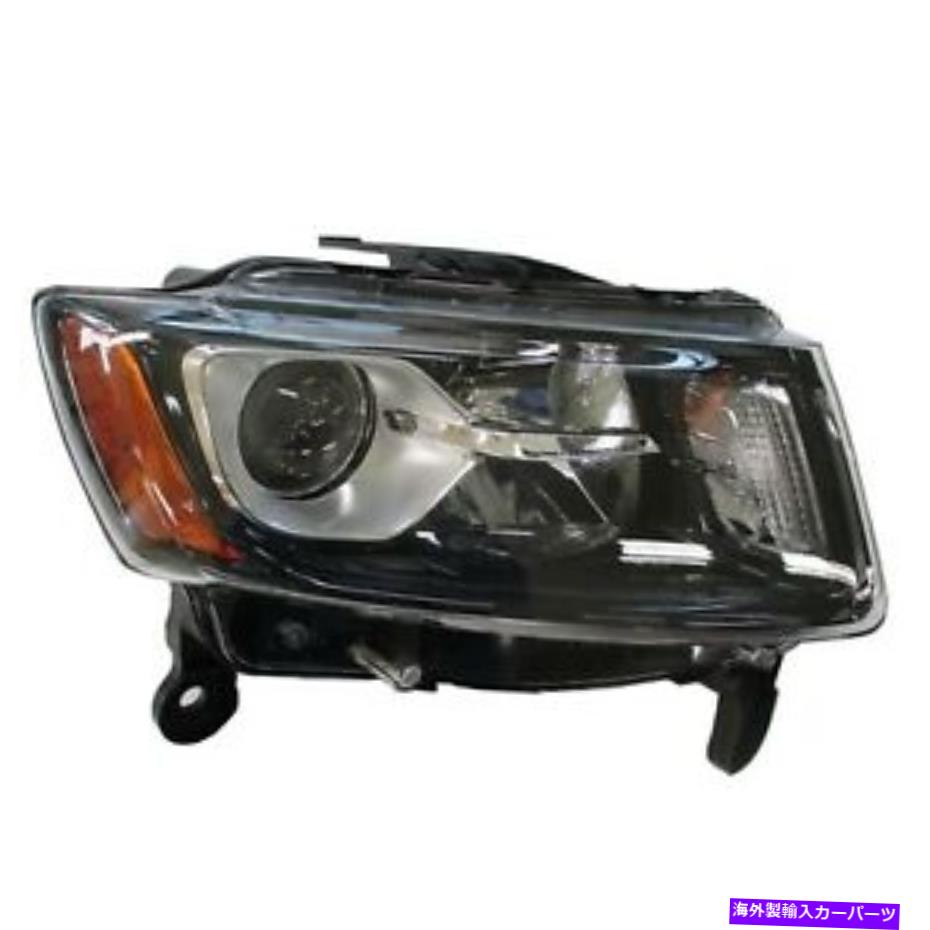 USヘッドライト ヘッドライトハロゲンSTDブラック高品質カーパ右フィット14ジープグランドチェロキー Headlight Halogen Std Black High Quality CAPA Right Fits 14 Jeep Grand Cherokee【並行輸入品】｜Us Custom Parts Shop USDM