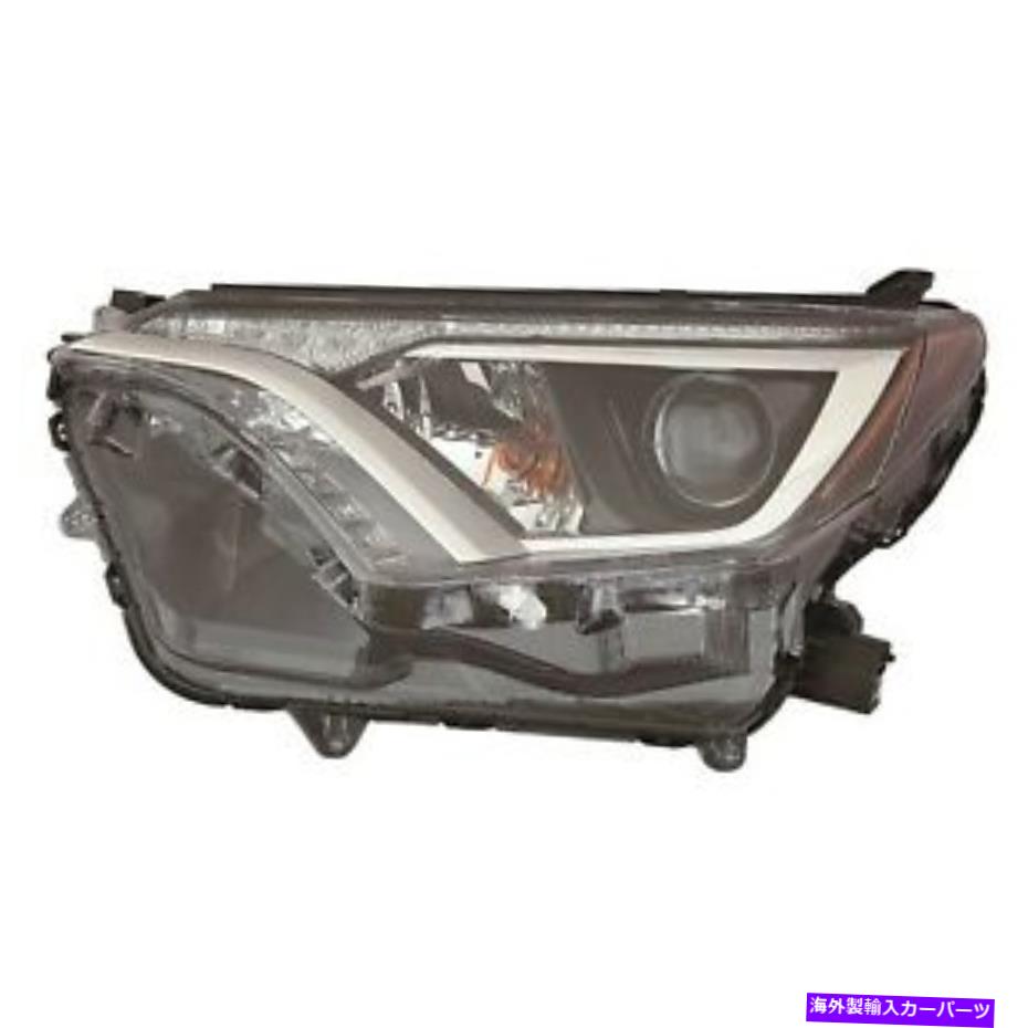 USヘッドライト Headlight Halogenは2016-2018トヨタRAV4 /ハイブリッドジャパンのための高品質のCapa Headlight Halogen Left High Quality CAPA For 2016-2018 Toyota Rav4/Hybrid Japan【並行輸入品】