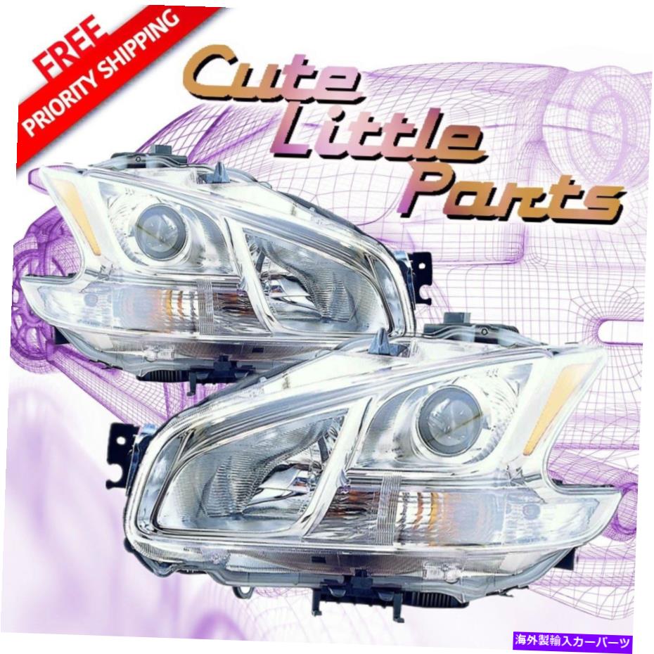 USヘッドライト 2009年のドライバー+旅客ハロゲンヘッドライトペア2010 11 12 13日産マキシマSV Driver+Passenger Halogen Headlight Pair For 2009 2010 11 12 13 Nissan Maxima Sv【並行輸入品】 52,883円