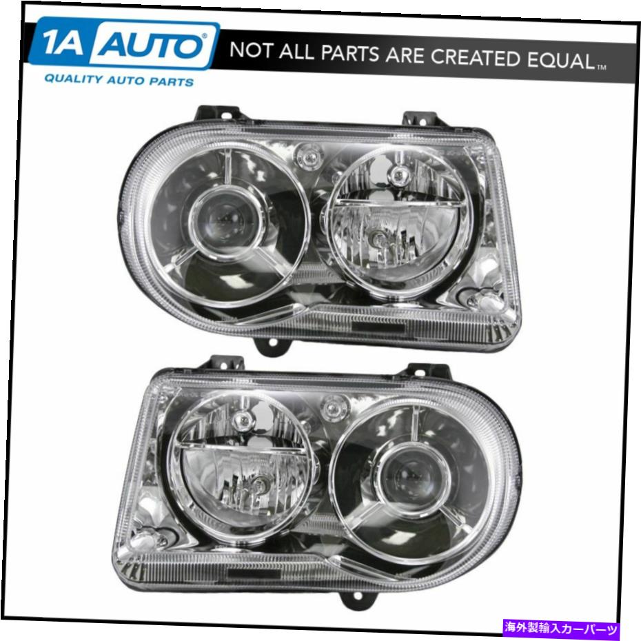 USヘッドライト ヘッドライトヘッドランプ左右ペアセット新しい05-10 Chrysler 300C Headlights Headlamps Left & Right Pair Set NEW for 05-10 Chrysler 300C【並行輸入品】