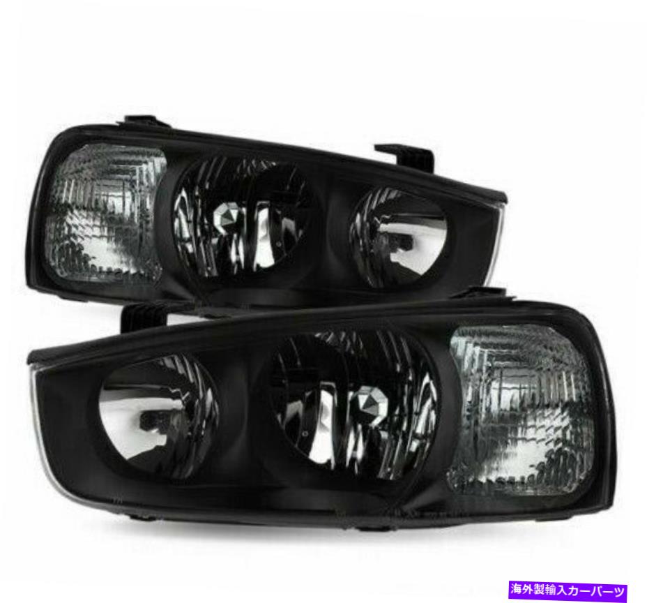 USヘッドライト 2001-2003 HYUNDAI ELANTRAブラック/クリアヘッドライトの交換右+左セット For 2001-2003 Hyundai Elantra Black/Clear HeadLights Replacement Right+Left set【並行輸入品】