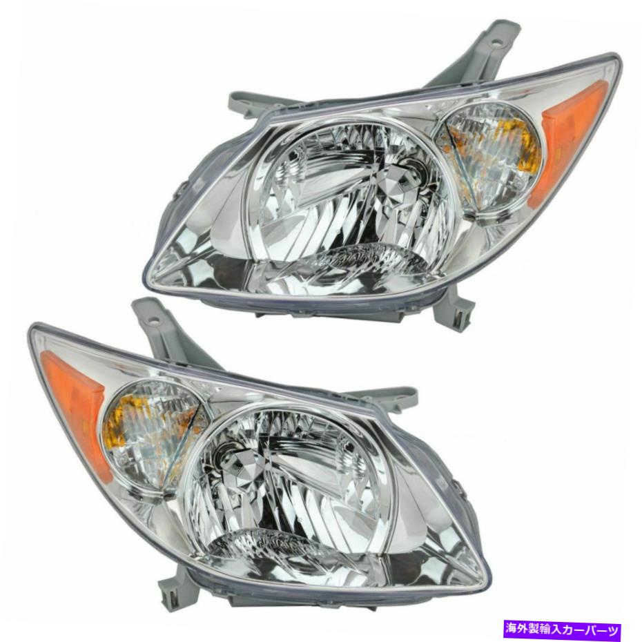 USヘッドライト フロントヘッドランプヘッドライトLH左右ペアセット05-08バイブ Front Headlamps Headlights Lights LH Left & Right Pair Set for 05-08 Vibe【並行輸入品】｜Us Custom Parts Shop USDM