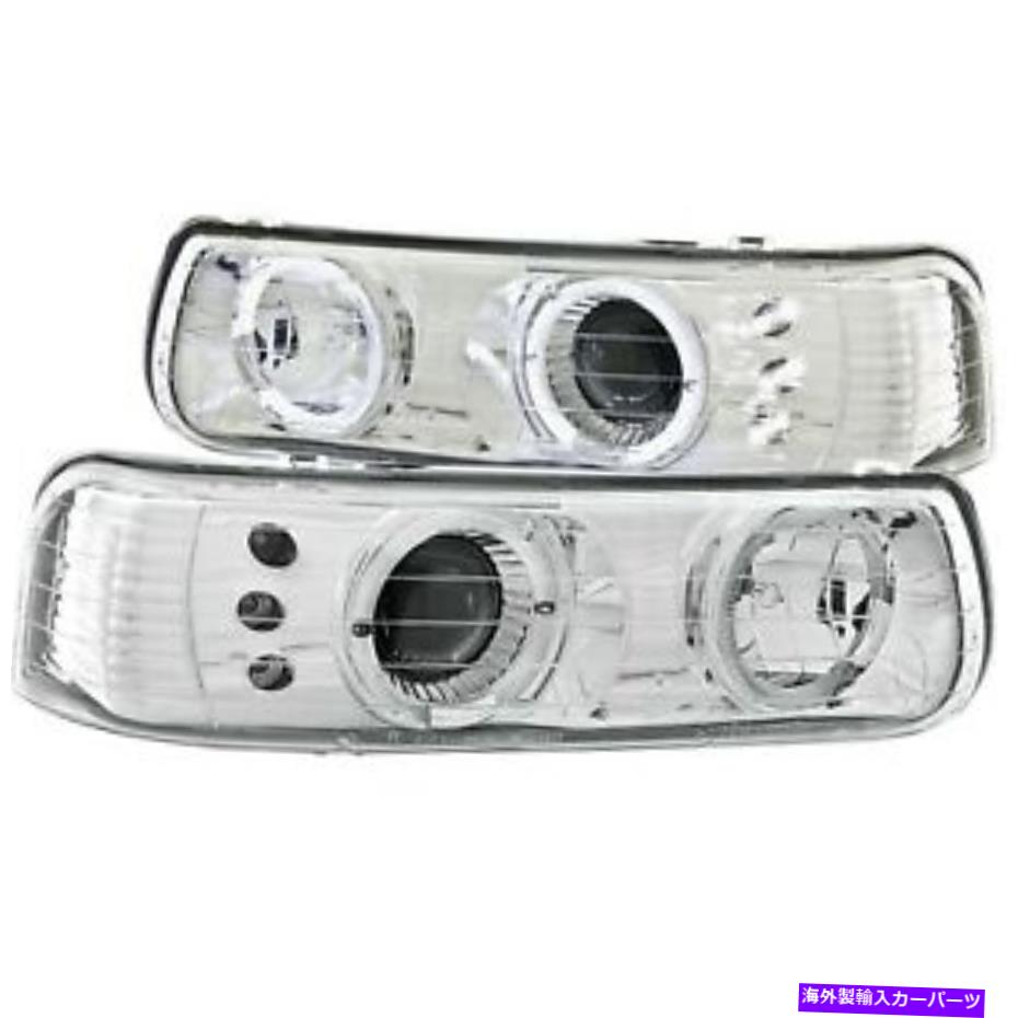 USヘッドライト アンドョヘッドライトアセンブリのクリアレンズLED Silverado 1500/111190 Anzo Headlight Assembly Clear Lens LED for Chevrolet Silverado 1500 / 111190【並行輸入品】