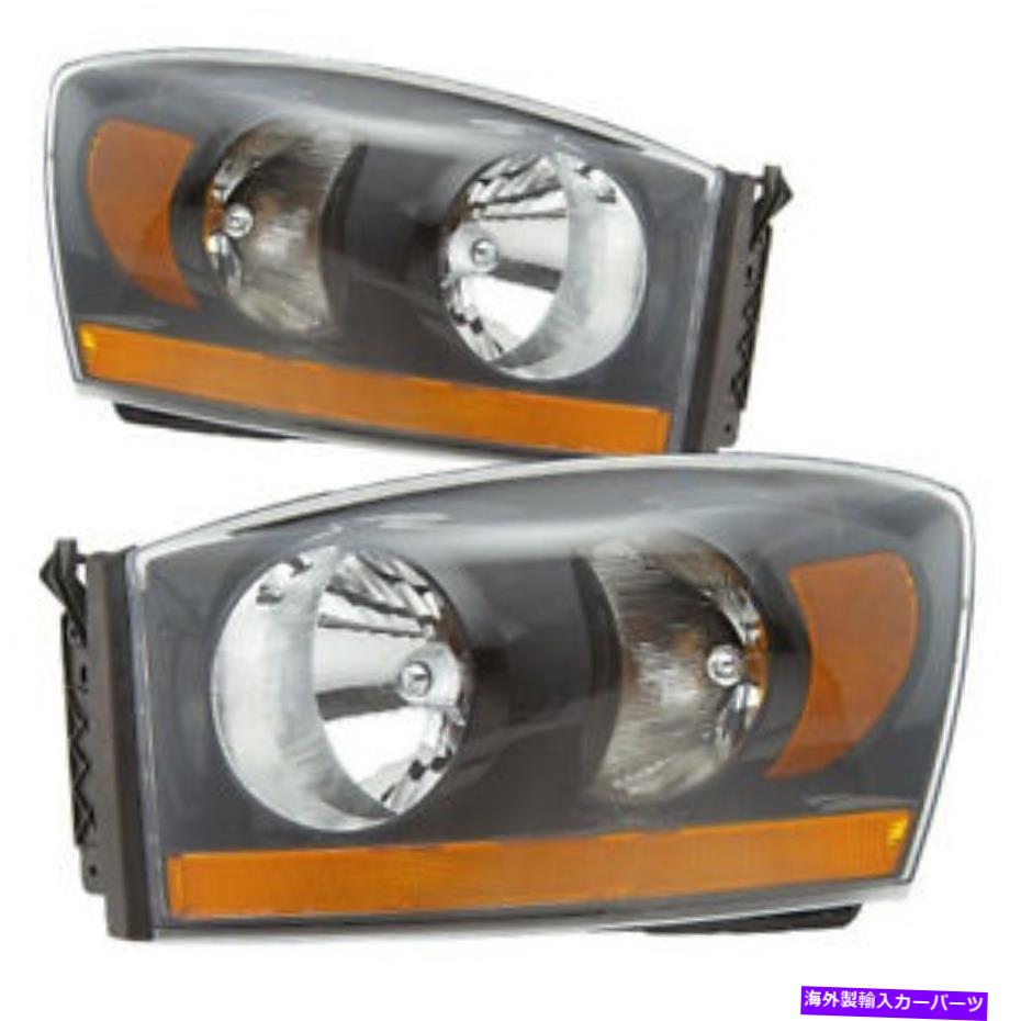USヘッドライト 2006年のドッジRAM 1500 MEG CAB / 2500/3500モデルヘッドライトヘッドランプペアセット For 2006 Dodge Ram 1500 Meg Cab / 2500 / 3500 Model Headlight Headlamp Pair Set【並行輸入品】｜Us Custom Parts Shop USDM