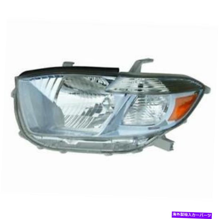 USヘッドライト TO2518117 CAPA左ヘッドランプレンズ/ハウジング08-10トヨタハイランダ TO2518117 CAPA Left Headlamp Lens/Housing for 08-10 Toyota Highlander【並行輸入品】