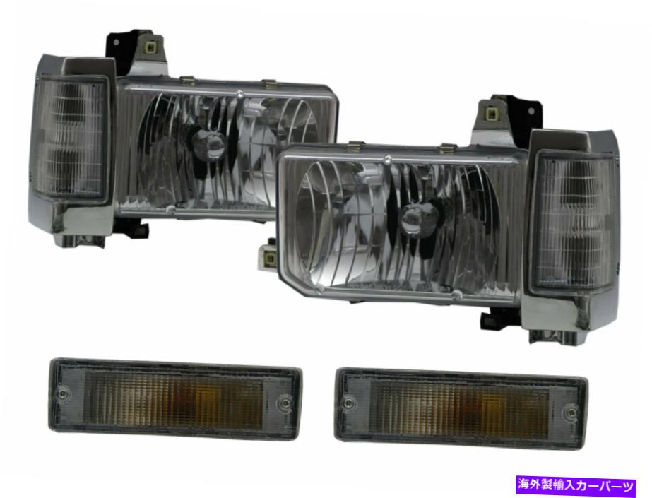 USヘッドライト D21 / Hardbody 1988-1995日産LHDのためのピックアップクリスタルヘッドライトクロム D21/HARDBODY 1988-1995 Pickup Crystal Headlight Chrome for NISSAN LHD【並行輸入品】