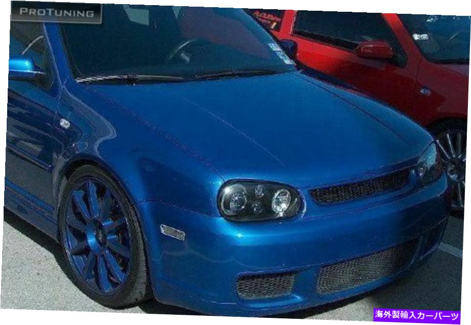 USヘッドライト VWゴルフMK4のためのブラックスモークヘッドライト BLACK SMOKED HEADLIGHTS FOR VW GOLF MK4【並行輸入品】