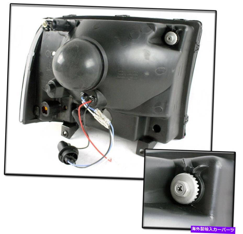 USヘッドライト 1999年から2004年のF350 F350 F350 Superdutyの取り替えの煙LEDヘッドライトW / 10K HID FOR 1999-2004 FORD F250 F350 SUPERDUTY REPLACEMENT SMOKE LED HEADLIGHT W/10K HID【並行輸入品】