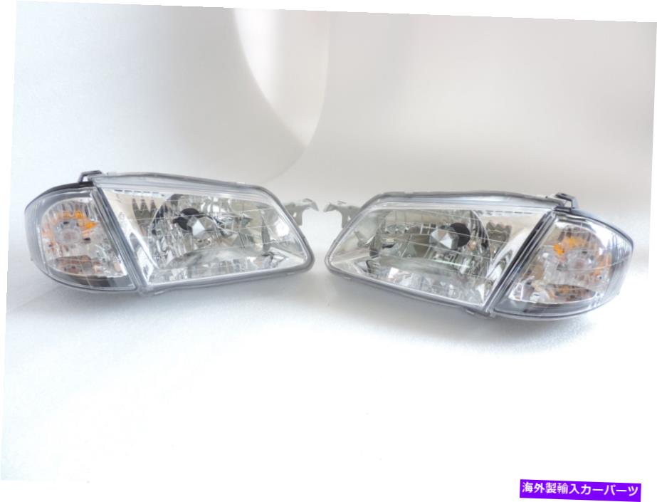 USヘッドライト Mazda ProtegeのためのBJ 1998 1998 2000 Sedan / Wagon Clear Headlamp Familia BJ 1998 1999 2000 Sedan/Wagon Clear Headlight Headlamp Familia for MAZDA Protege【並行輸入品】