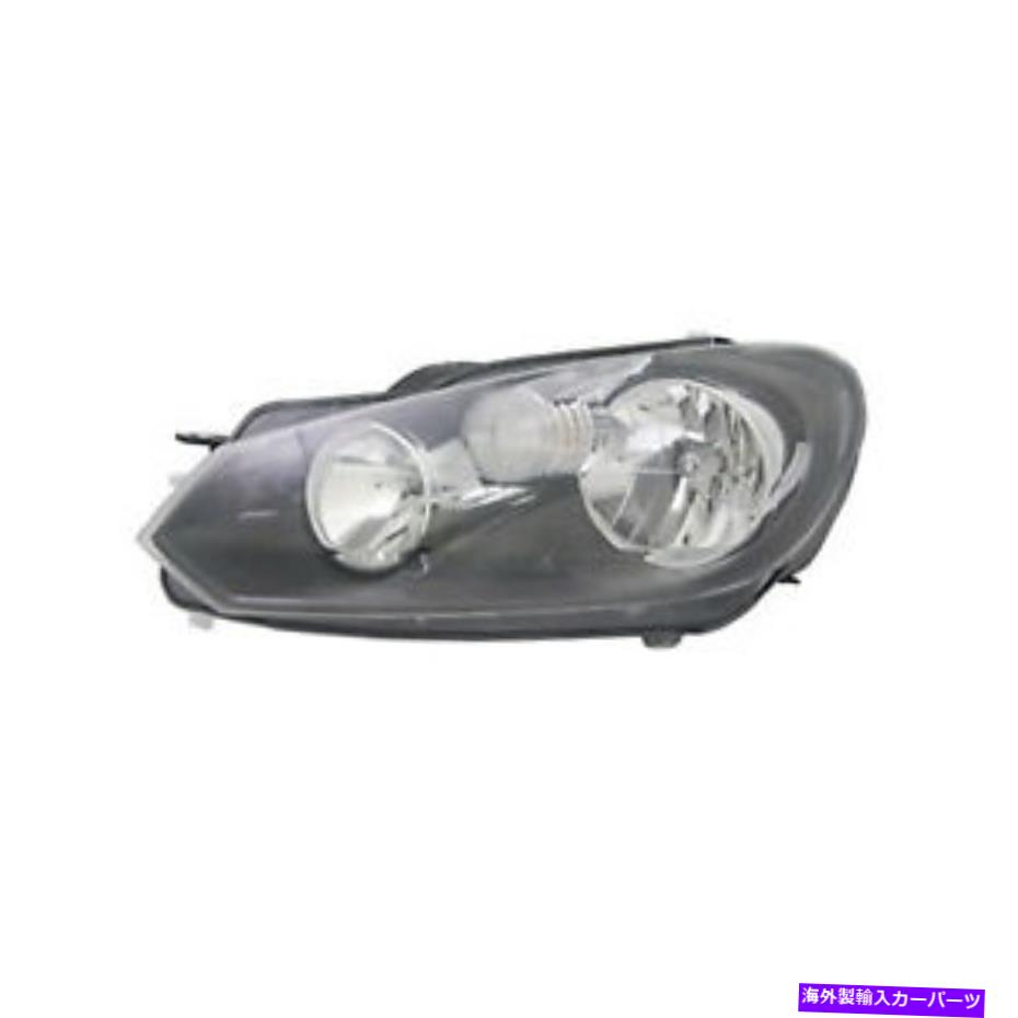 USヘッドライト ヘッドライト左ドライバーサイドハロゲンヘッドランプフィット2010-2014 Volkswagen Jetta Headlight Left Driver Side Halogen Headlamp Fits 2010-2014 Volkswagen Jetta【並行輸入品】