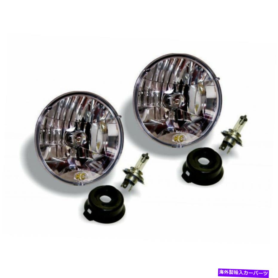 USヘッドライト JEEP Wrangler 1997-2006ヘッドライトハロゲンH4ペアパックシステム KC HiLiTES For Jeep Wrangler 1997-2006 Headlight Halogen H4 Pair Pack System【並行輸入品】