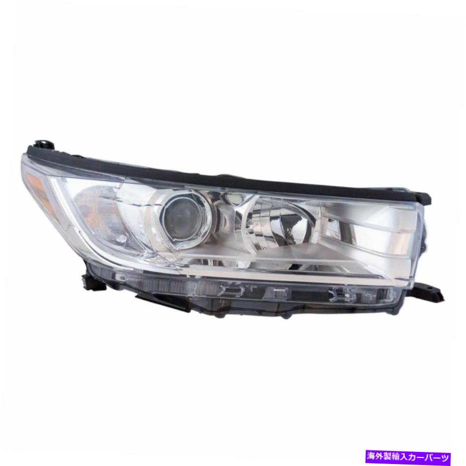USヘッドライト HalogenヘッドライトランプアセンブリRH右乗客新しいトヨタハイランダー Halogen Headlight Lamp Assembly RH Right Passenger for Toyota Highlander New【並行輸入品】