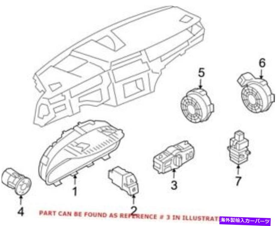 USヘッドライト BMW 61316803962用の純正OEMヘッドライトスイッチ Genuine OEM Headlight Switch for BMW 61316803962【並行輸入品】