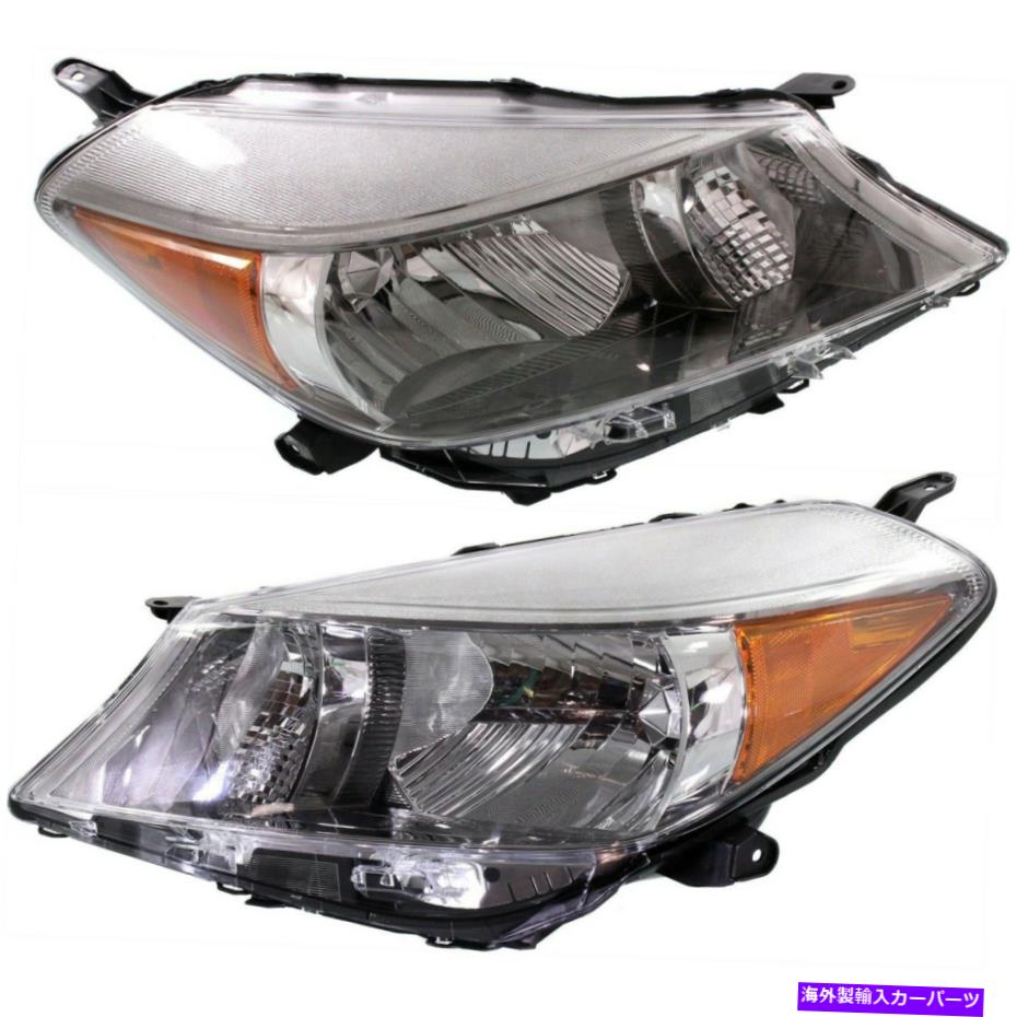 USヘッドライト 2012 - 2014年のTOYOTA YARISのヘッドライトセットLEFTとRIGHT SPORTタイプ電球2PC Headlight Set For 2012-2014 Toyota Yaris Left and Right Sport Type With Bulb 2Pc【並行輸入品】｜Us Custom Parts Shop USDM 52,883円