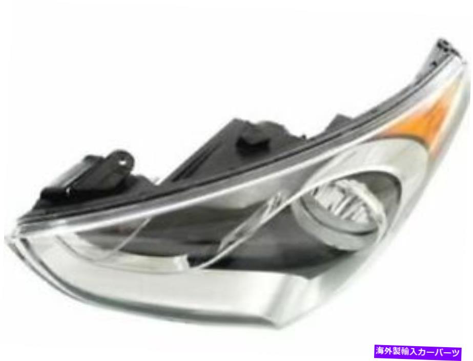 USヘッドライト 左 - ドライバ側ヘッドライトアセンブリ6QQX18用Veloster 2012 2013 2016 2016 2015 Left - Driver Side Headlight Assembly 6QQX18 for Veloster 2012 2013 2016 2015【並行輸入品】