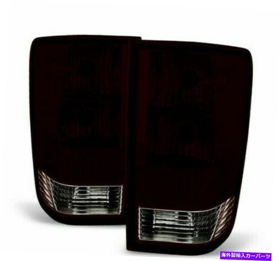 USヘッドライト 2004-2015日産チタンテールブレーキライトランプレッド/スモーク右+左セット For 2004-2015 Nissan Titan Tail Brake Lights Lamps Red/Smoked Right+Left set【並行輸入品】