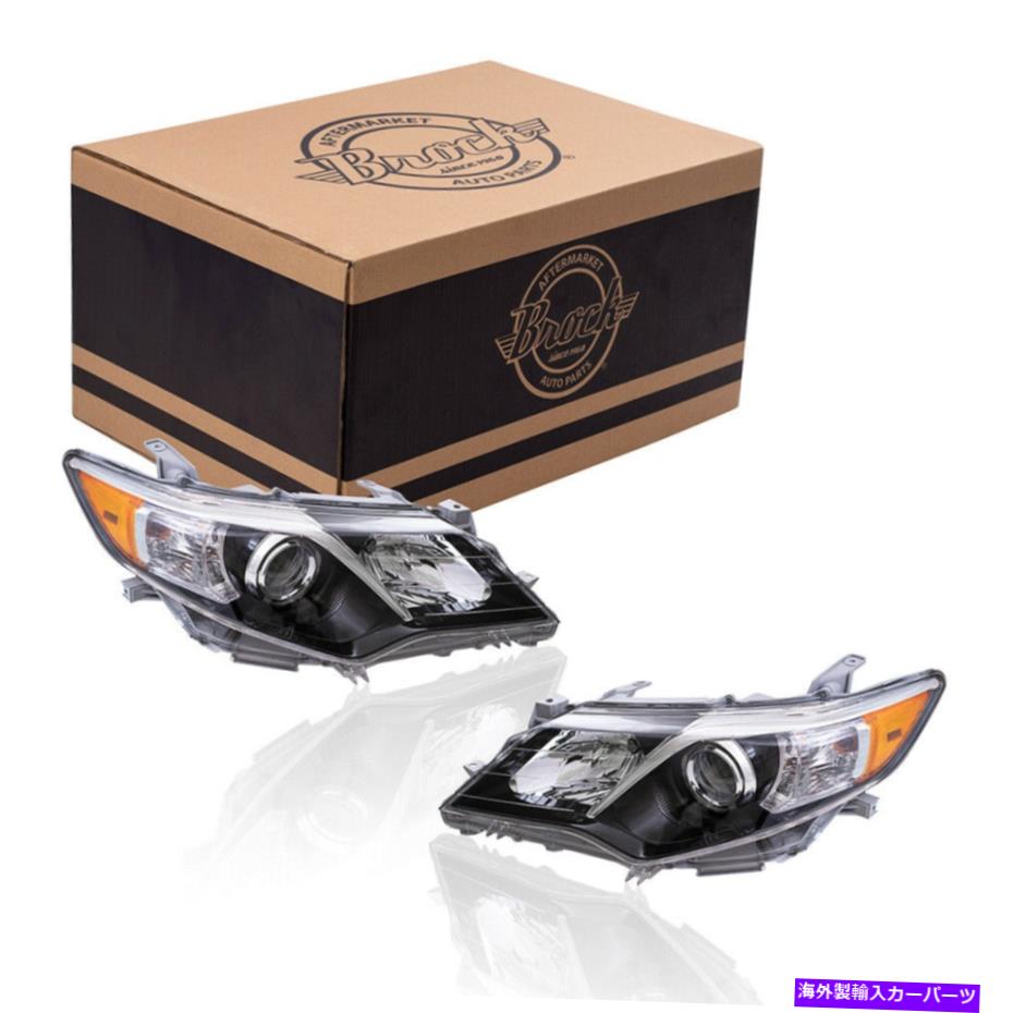 USヘッドライト ドライバーと助手席側ヘッドライトフィット2012-2014 Camry Se / Camry SEスポーツ Driver and Passenger Side Headlights fit 2012-2014 Camry SE/Camry SE Sport【並行輸入品】