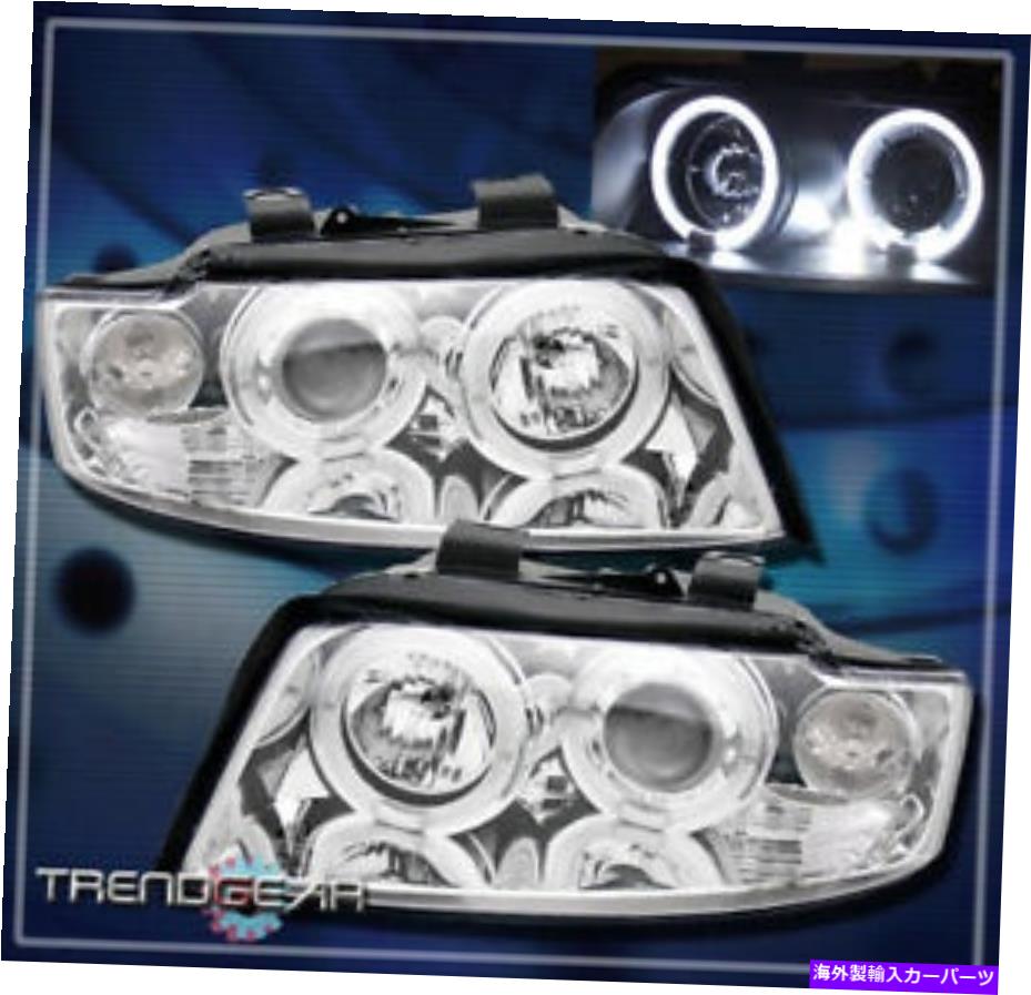 USヘッドライト 2002-2005アウディA4 S4 Halo LEDプロジェクターヘッドライトランプクリア2003 2004 Angel Eye 2002-2005 AUDI A4 S4 HALO LED PROJECTOR HEADLIGHT LAMP CLEAR 2003 2004 ANGEL EYE【並行輸入品】 52,016円