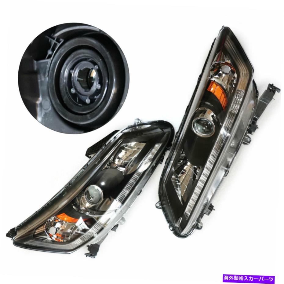 USヘッドライト 2013-2015ホンダアコードセダンのためのヘッドライトセットフィット2ピース Headlight Set Fit FOR 2013-2015 Honda Accord Sedan Left and Right Headlamps 2pcs【並行輸入品】