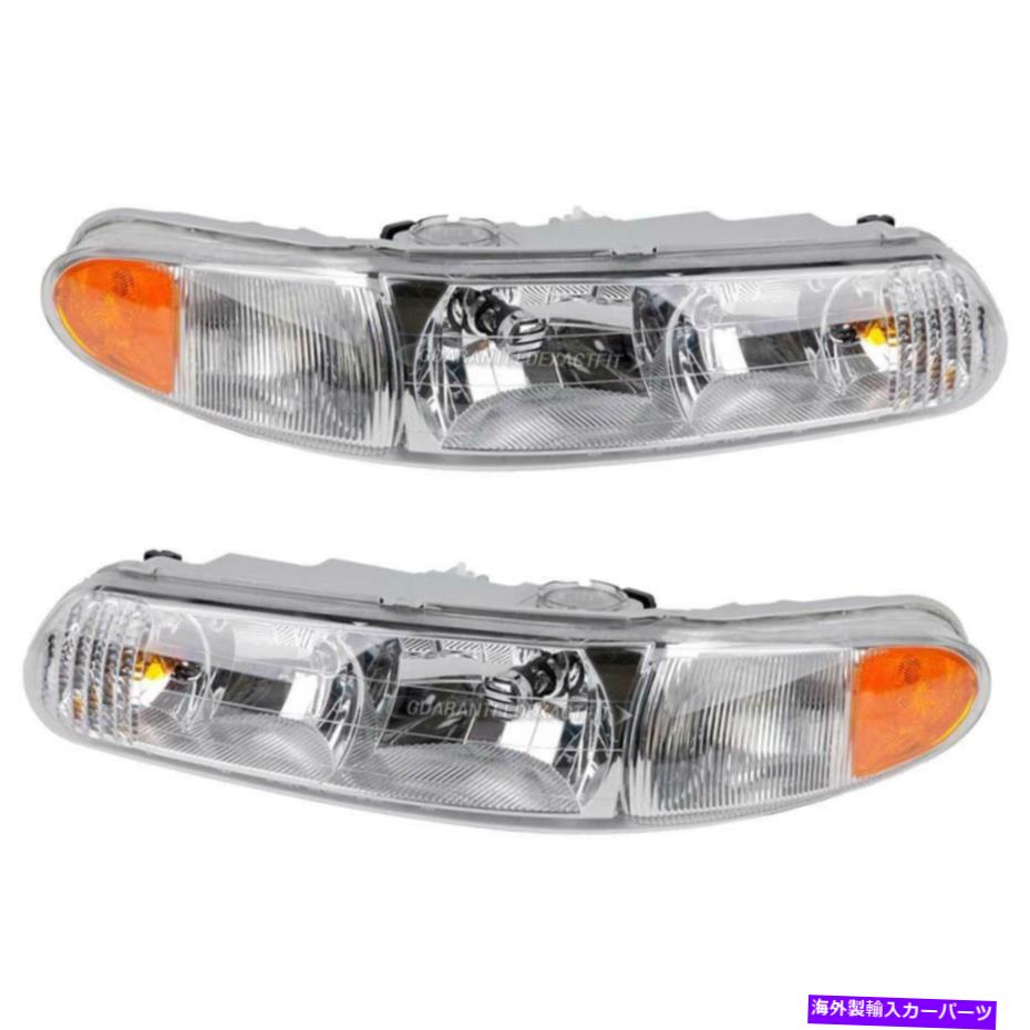 USヘッドライト Buick Century＆Regal Pairの新しい左右のヘッドライトアセンブリ For Buick Century & Regal Pair New Left Right Headlight Assembly【並行輸入品】