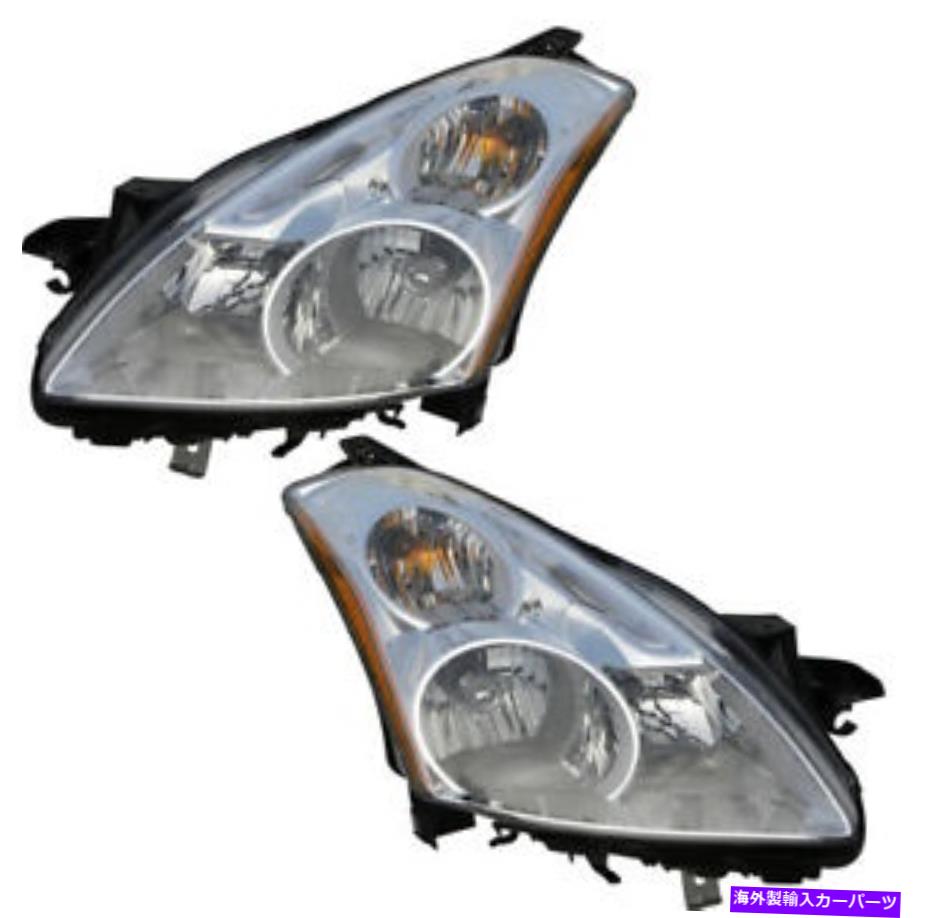 USヘッドライト HIDヘッドライトフロントランプペアセット10-12日産アルティマセダン左右 HID Headlights Front Lamps Pair Set for 10-12 Nissan Altima Sedan Left & Right【並行輸入品】