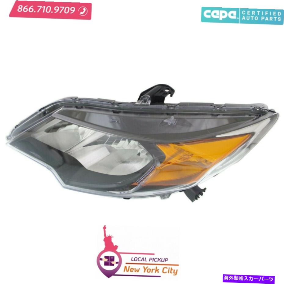 USヘッドライト ローカルピックアップヘッドライトアセンブリ左フィットホンダシビック2014-2015 HO2502163Cカーパ Local Pickup Headlight Assembly Left Fits Honda Civic 2014-2015 HO2502163C Capa【並行輸入品】