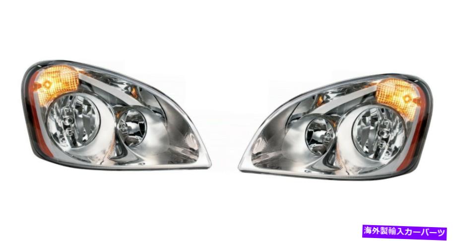 USヘッドライト ヘッドライトペア - 2008+ FreightLiner Cascadiaのための交換セット Pair of Headlights - Replacement Set for 2008+ Freightliner Cascadia【並行輸入品】 52,883円