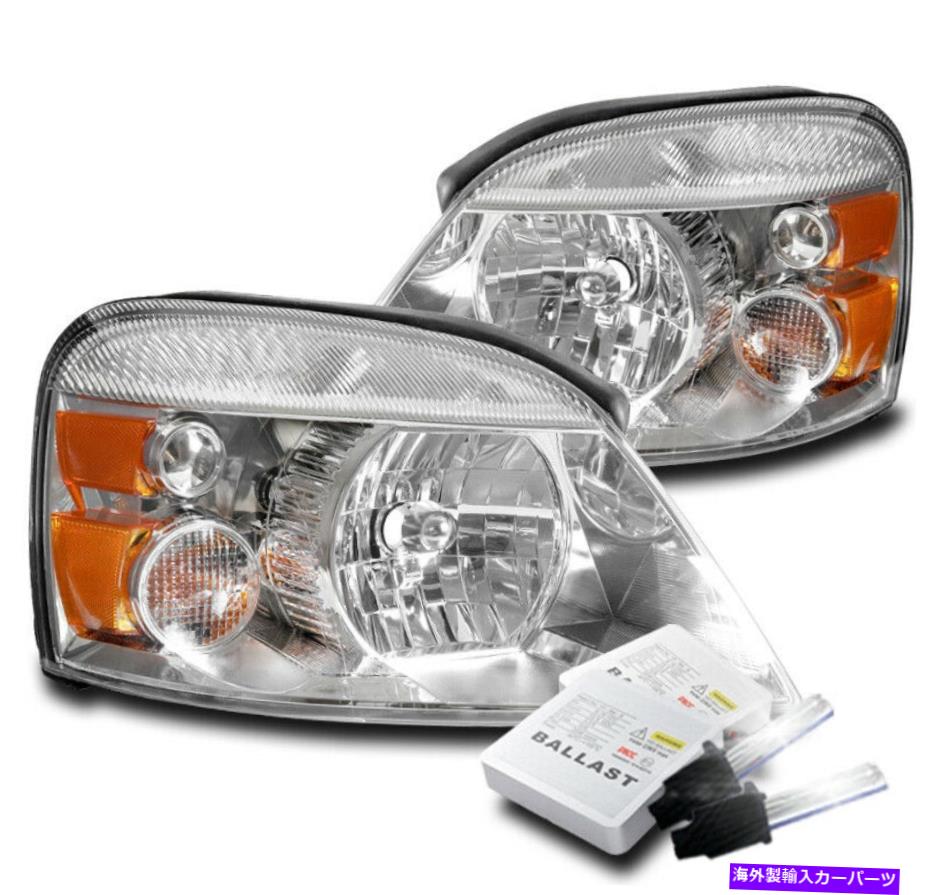 USヘッドライト 2004-2007フォードフリーストール/ Mercury Monterey Chromeヘッドライトランプ+ 6KキセノンHID FOR 2004-2007 FORD FREESTAR/MERCURY MONTEREY CHROME HEADLIGHT LAMP +6K XENON HID【並行輸入品】｜Us Custom Parts Shop USDM
