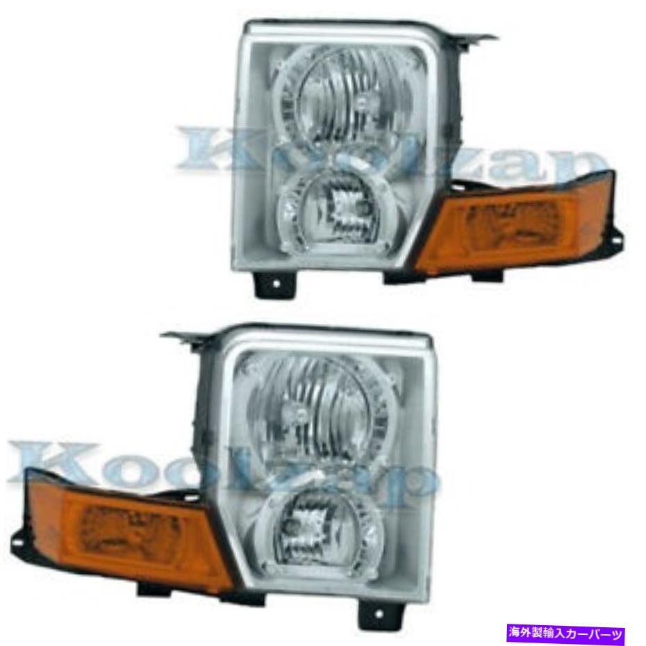 USヘッドライト CAPA 06-10司令官ヘッドライトヘッドランプヘッドライトランプ左右セットペアドット CAPA 06-10 Commander Headlight Headlamp Head Light Lamp Left Right Set PAIR DOT【並行輸入品】